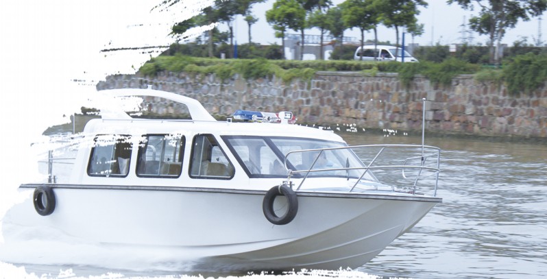 9.5米 小型玻璃鋼釣魚(yú)船/休閑游艇